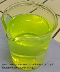 Fluoresceina Sodica, Uranina Barat. 100 g giallo fluorescente